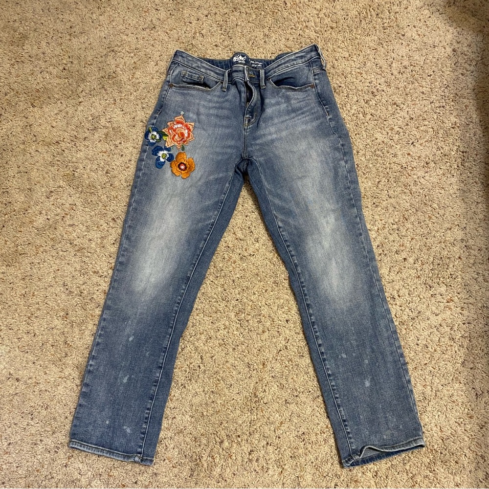 Mossimo Floral Jeans